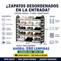 👟 Zapatero Decorativo 5 Niveles — ¡Organizá tus Zapatos con Estilo!