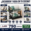 Escurridor de Platos 2 Niveles con Bandeja Drenadora — Doble Capacidad, Acabado Premium