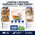 Cortador multifuncional con recipiente