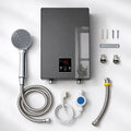 AquaHeat Pro 5500W | Calentador Eléctrico Instantáneo con Ducha Pantalla Digital y Válvula Termostática | 110-220V | Temperatura 30-55°C | Pago al Recibir Honduras