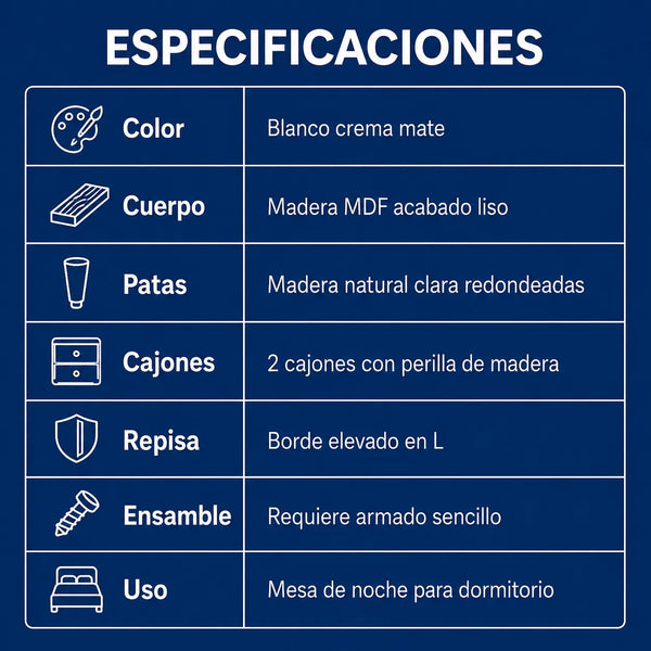 Especificaciones técnicas