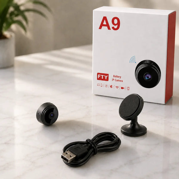 📷 SpyCam Pro A9 WiFi | Mini Cámara Seguridad 1080P | Visión Nocturna + Detección Movimiento | Ver desde el Celular | Pago al Recibir Honduras