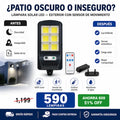Lámpara Solar LED con Sensor de Movimiento y Control Remoto — Iluminación Gratis y Más Seguridad