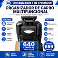Amazon AutoSpace Pro 3 en 1 – Organizador en Cuero  Premium para Asiento Trasero Certificado y con Garantia