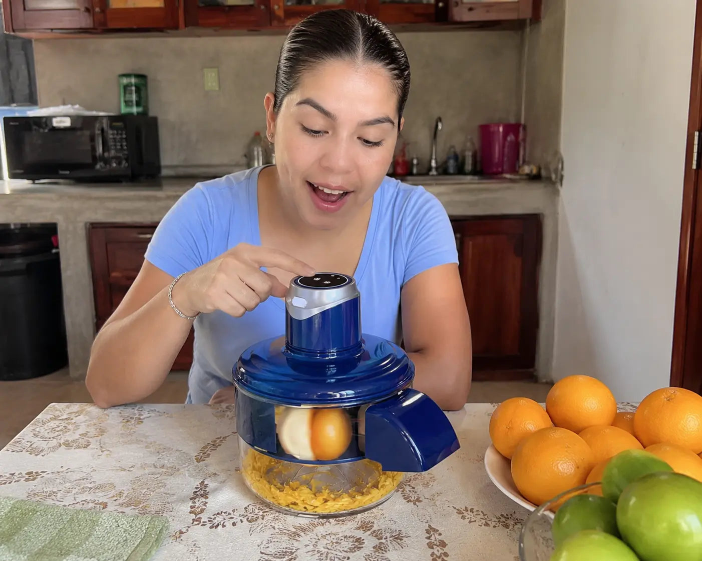 PeelPro Auto 200W | Pelador Eléctrico de Frutas con Bowl de Vidrio 2L | Pela Naranja Mango Papa y Más | USB Tipo-C | Pago al Recibir Honduras
