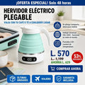 Hervidor Eléctrico Plegable Portátil para Viajes | Amazon Garantia y Certificado | FoldBoil Pro