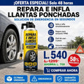 Spray Reparador Inflador de Llantas Ponchadas Fix-a-Flat | Emergencia Auto amazon Certificado y Garantia