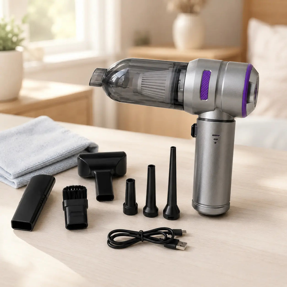 VacuMax 22K Pro | Aspiradora de Mano 11 en 1 | 22,000Pa de Succión | Sin Cable, Recargable | Pago al Recibir Honduras