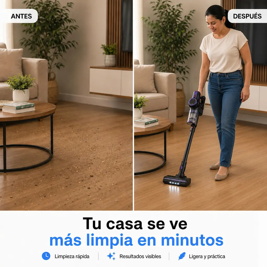 Aspiradora Inalámbrica 2en1 PowerX con Succión Potente para Uso en Modo Palo y Mano para Limpiar tu Casa con Más Facilidad | Pago al Recibir Honduras