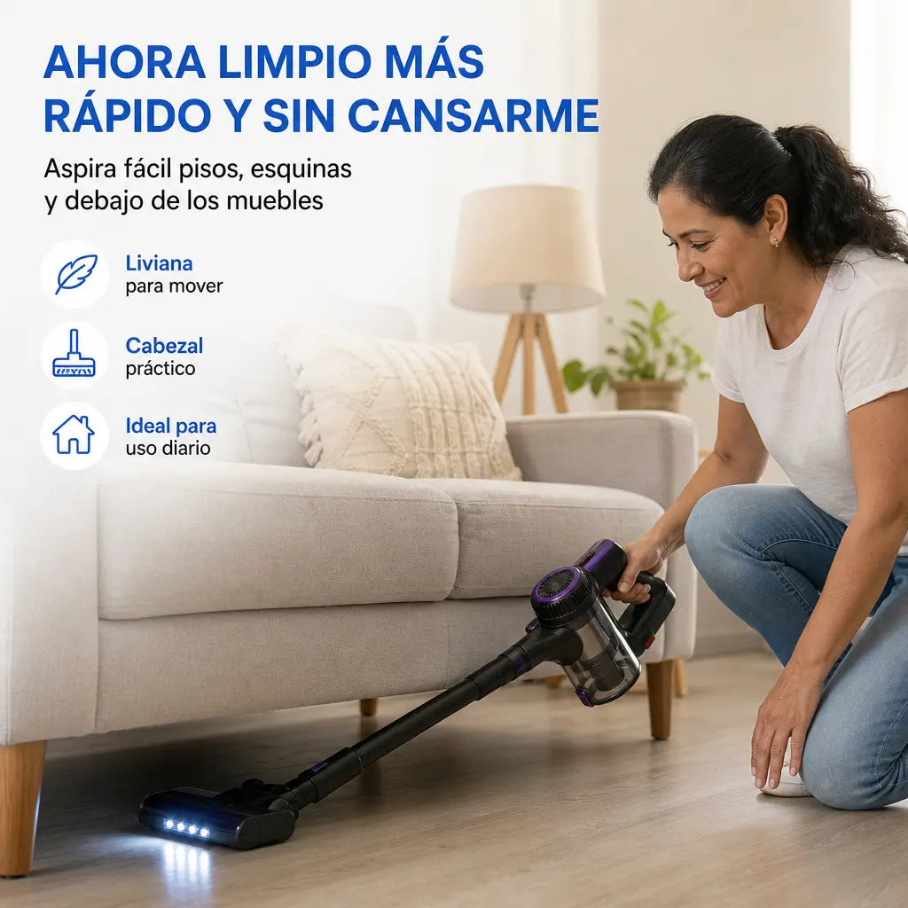 Aspiradora Inalámbrica 2en1 PowerX con Succión Potente para Uso en Modo Palo y Mano para Limpiar tu Casa con Más Facilidad | Pago al Recibir Honduras