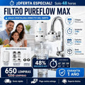 PureFlow Max™ – Filtro Purificador de Agua para Grifo