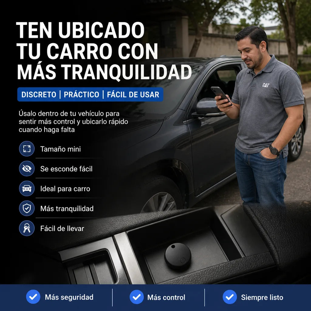 Rastreador Bluetooth TrackPro Locator Mini para Llaves, Mochila y Objetos Personales | Diseño Discreto y Compacto | Pago al Recibir Honduras